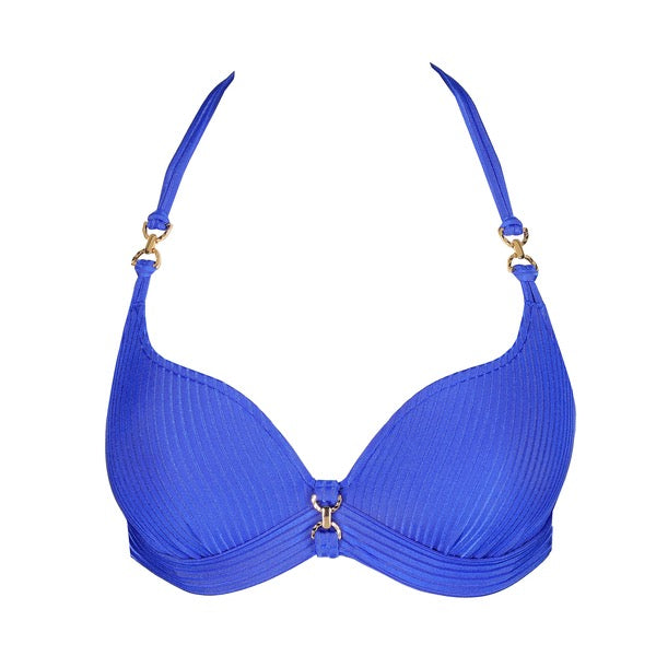 Emly bikinitopp vattert Blue
