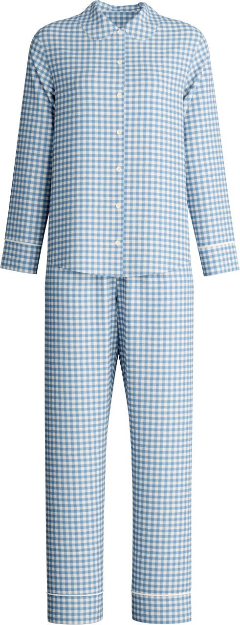 Pyjamas dame flanell Blå
