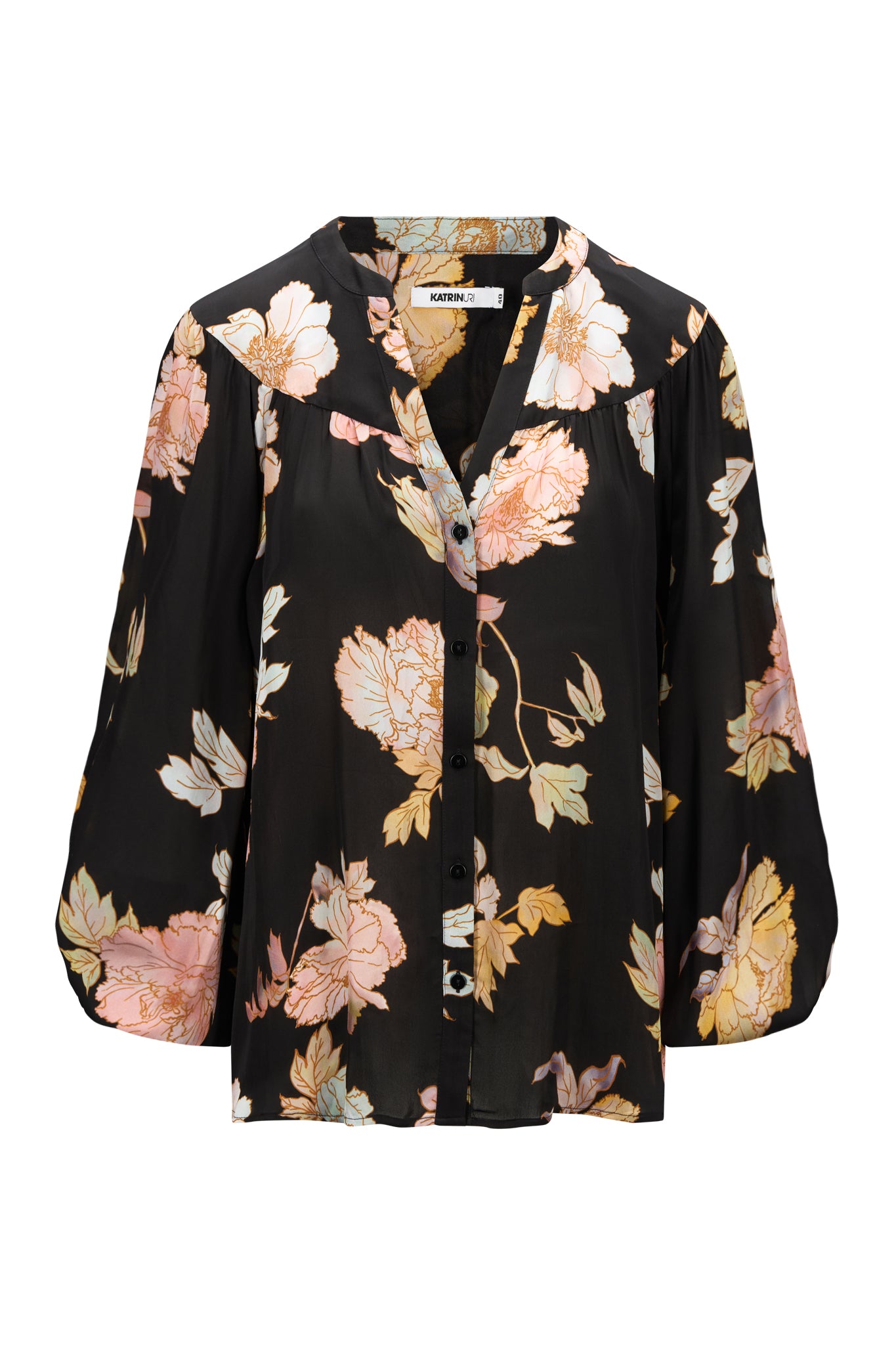 Time Joan blouse Tilbud Halv pris Black