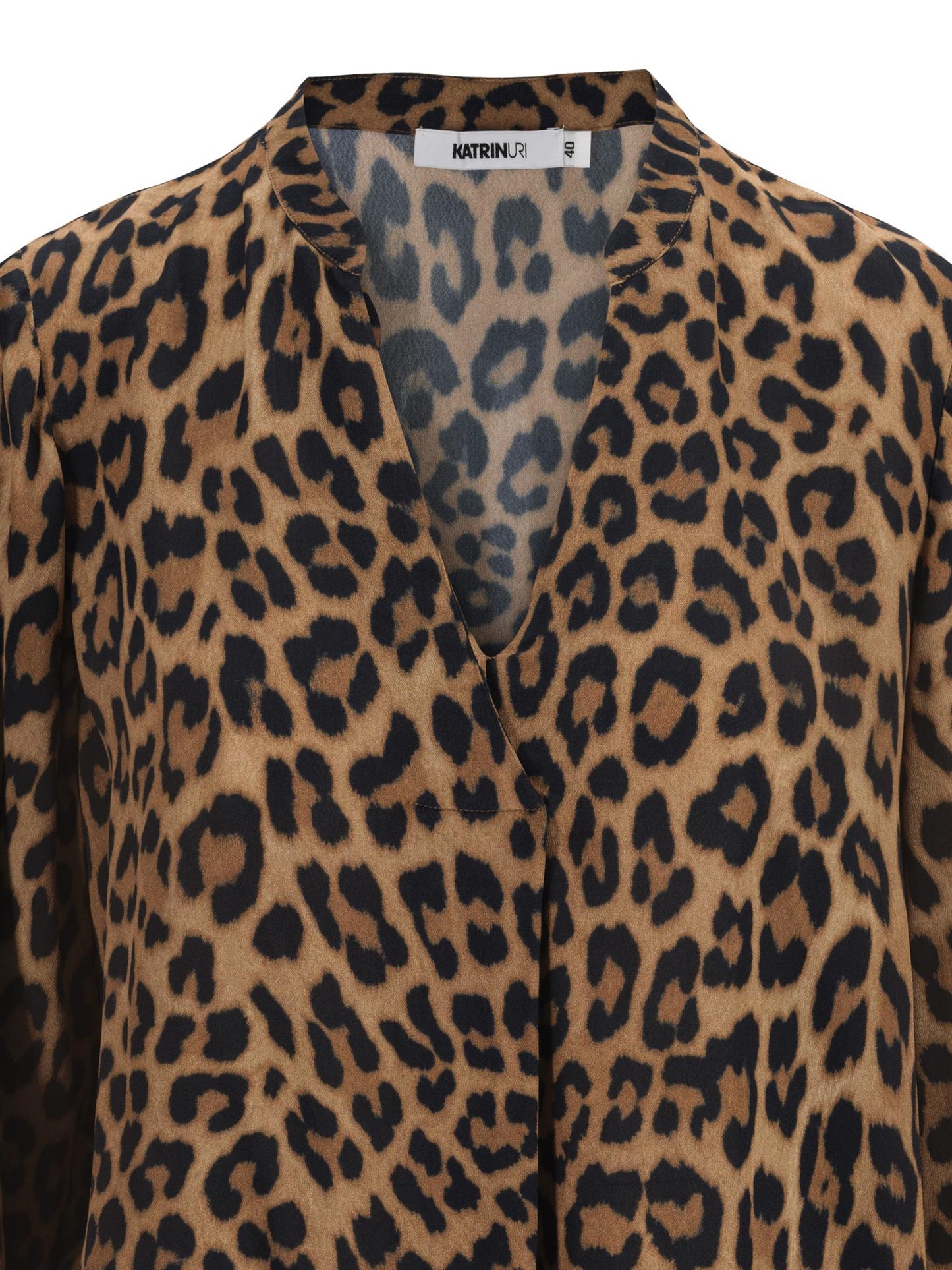 Leopard Nicole Blouse Tilbud Leopard