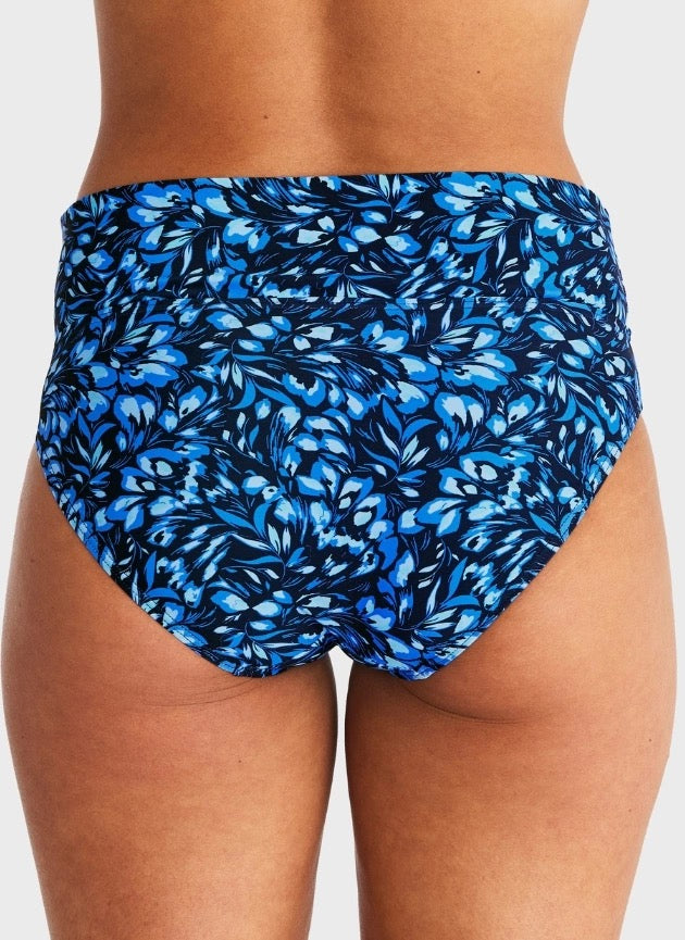 SICILY Bikinibukse med brettekant Blå