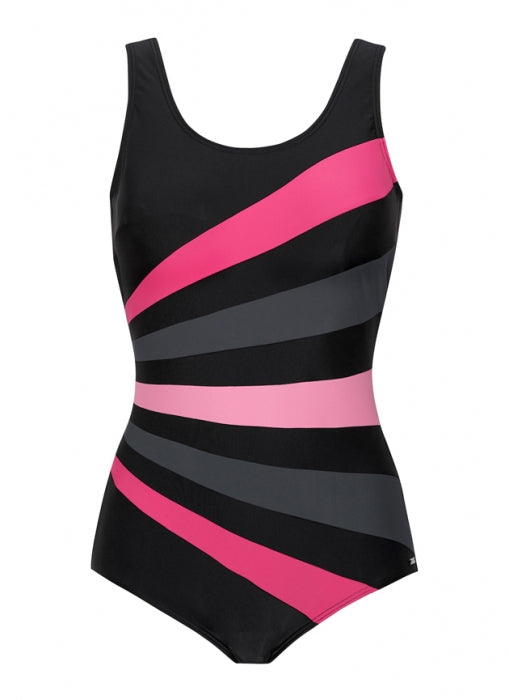 Action, Swimsuit Black/ Pink Sort