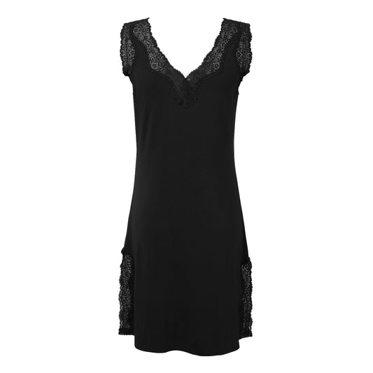 Nattkjole uten erm Modal Black