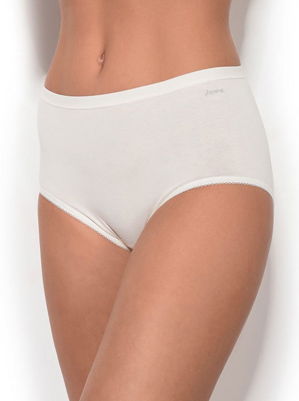 2pakk Maxi queen bomullstruse sloggimodell stor str White