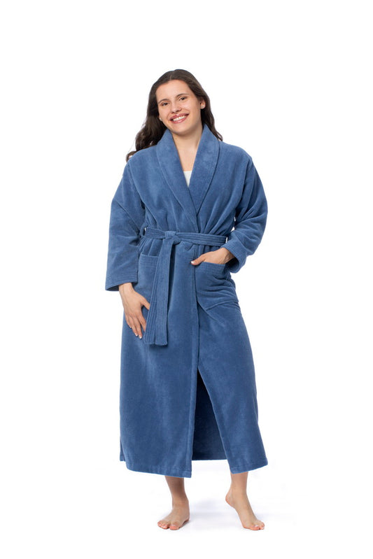 Morgenkåpe Badekåpe Greve frote Blue