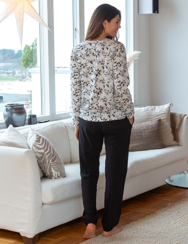 PYJAMAS BOMULL SILHOUETTE Black