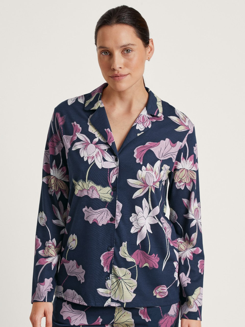 Nattskjorte Peacoat Blue