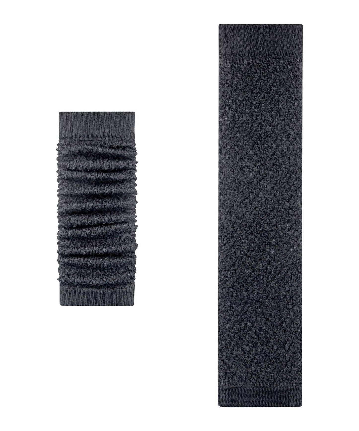 Leggvarmere med ull Black