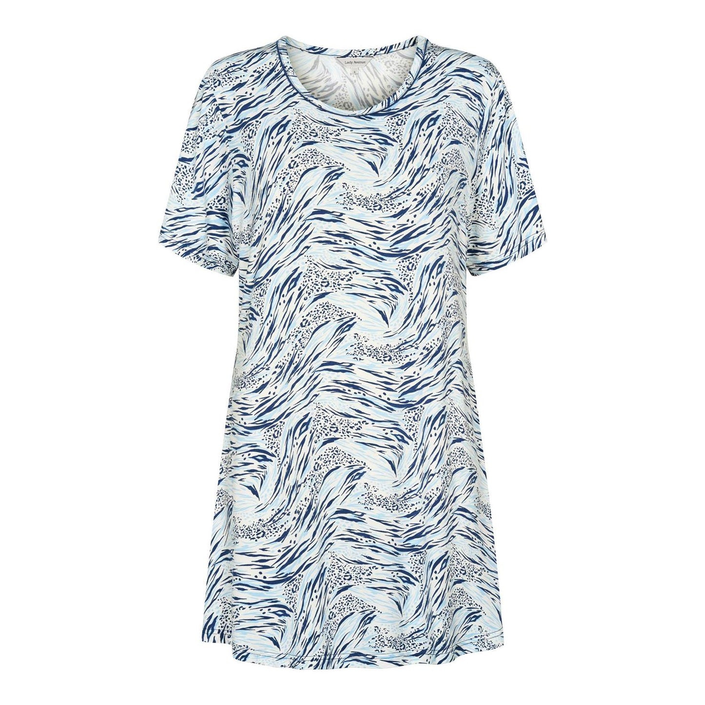 Nattkjole i bambus Safari Blue