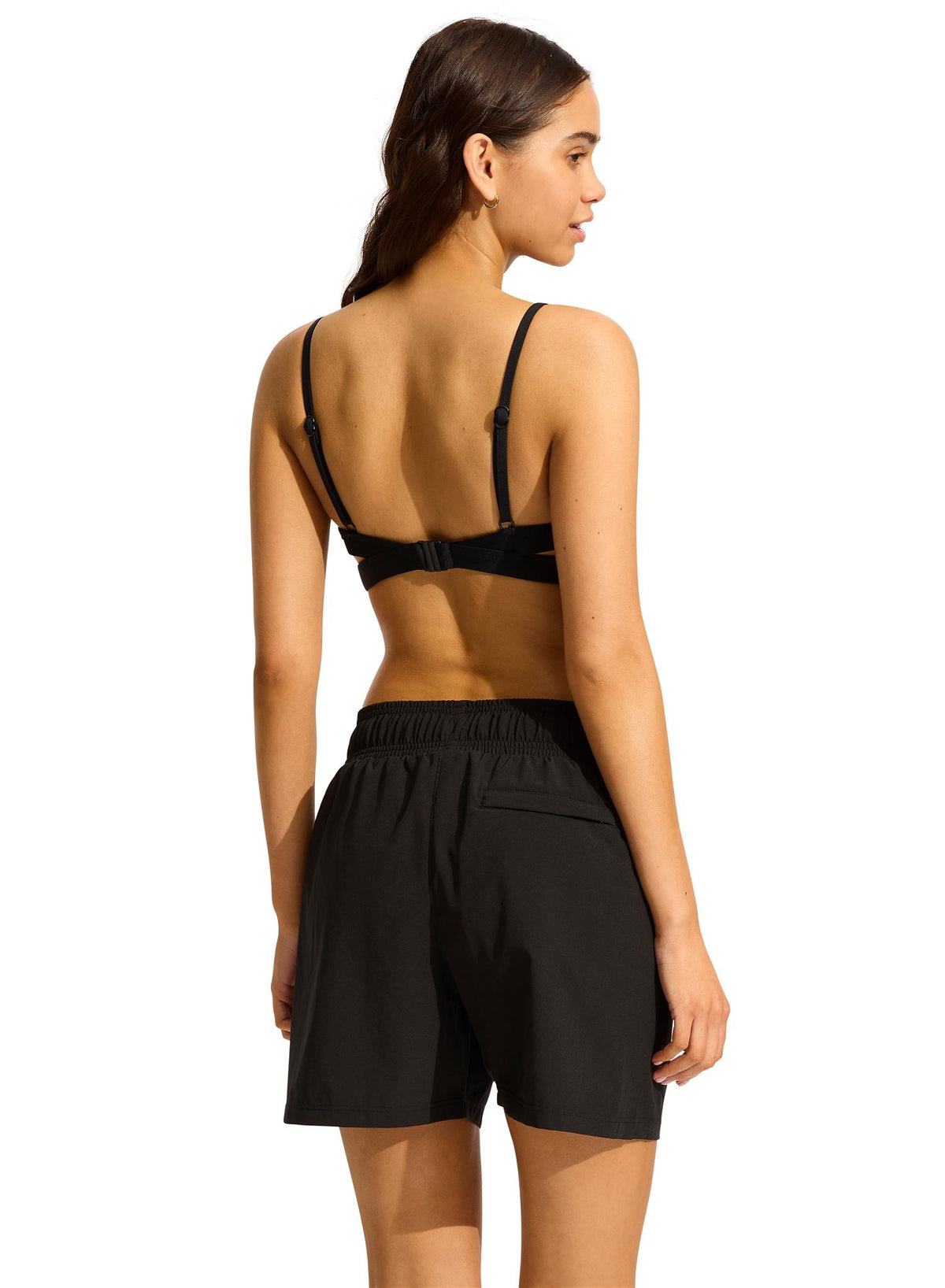 Hybrid Bralette. Vattert uten spile. Tilbud Black