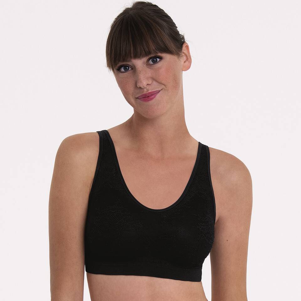 Bralette for protese Black