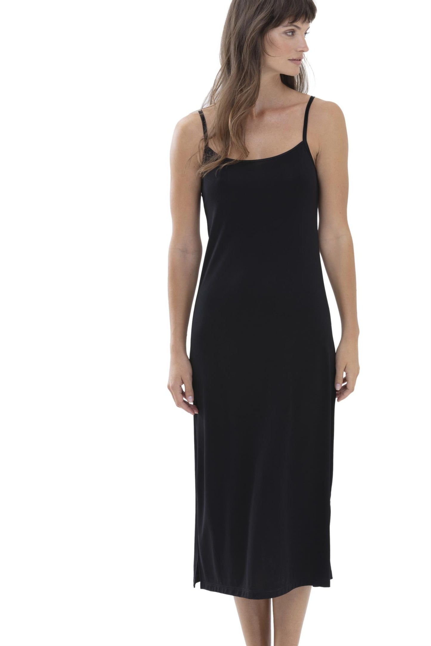 Body-Dress Lang Underkjole Black