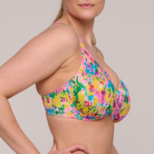 Bikini top lett vattert med spile Ubud Multicolour