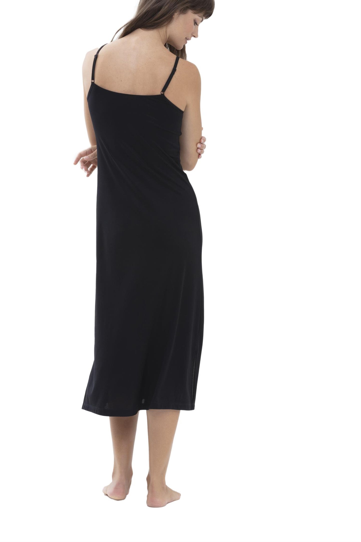 Body-Dress Lang Underkjole Black