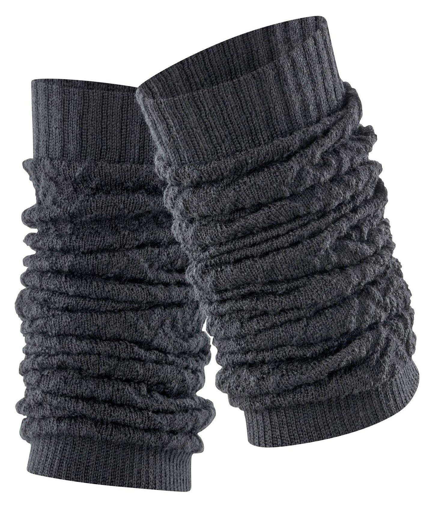 Leggvarmere med ull Black