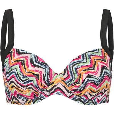 Balconette bikini top Print