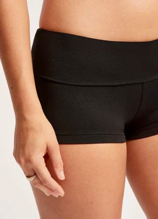 Boxer badebukse Roll Top Boyleg Black