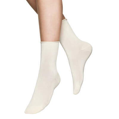 Bamboo Comfort top sock Off-White