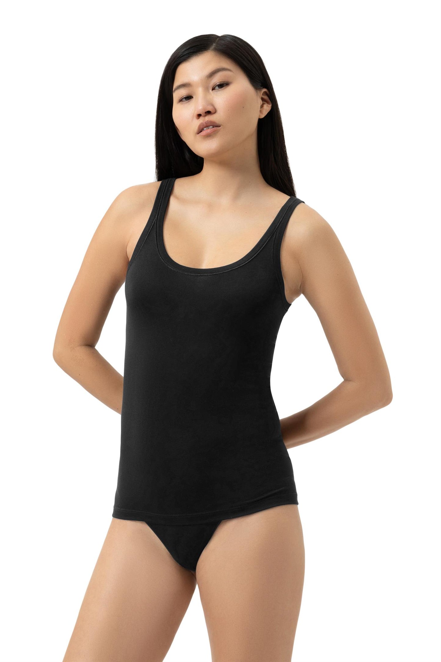 Singlet i myk modal Black