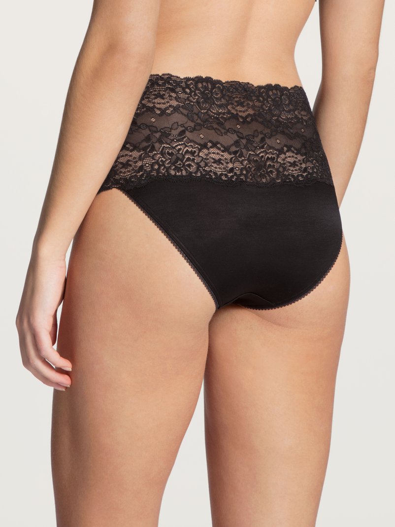 Blondetruse bomull Black