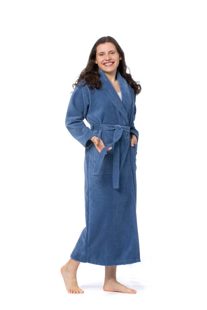 Morgenkåpe Badekåpe Greve frotte Blue