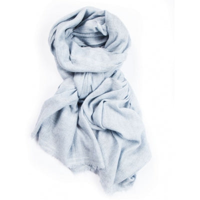 MIE GRAND Cashmere skjerf Light Blue