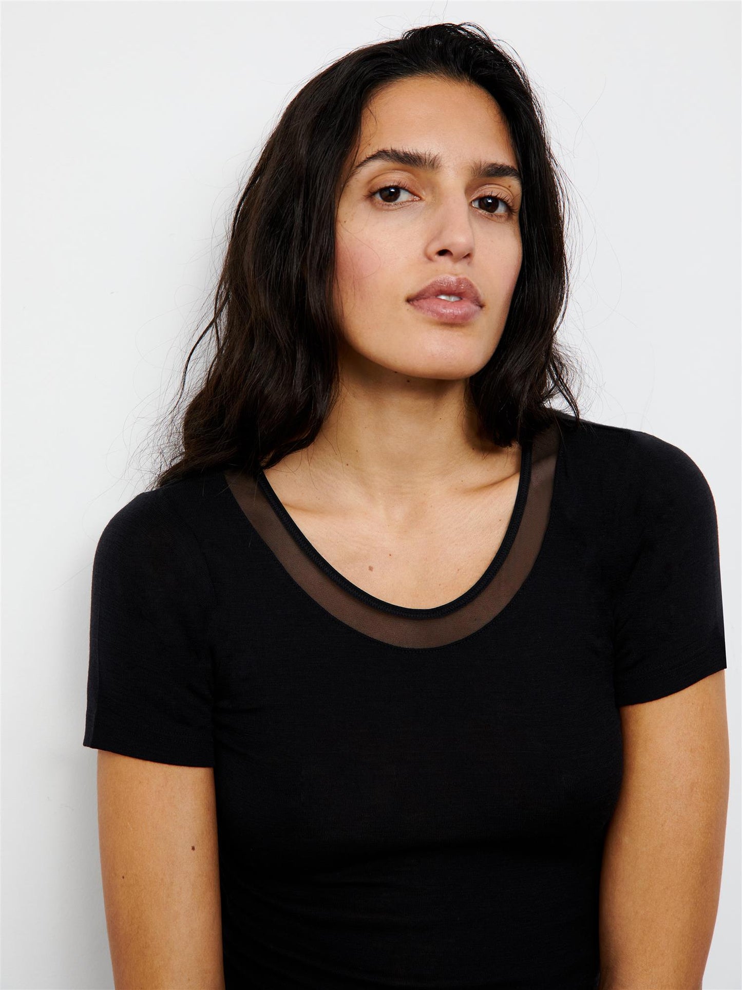 Juliana T-shirt Femilet Merinoull Black