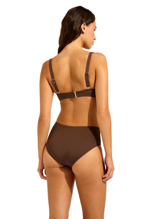 Bikinibukse Wide side retro Dark Chocolate