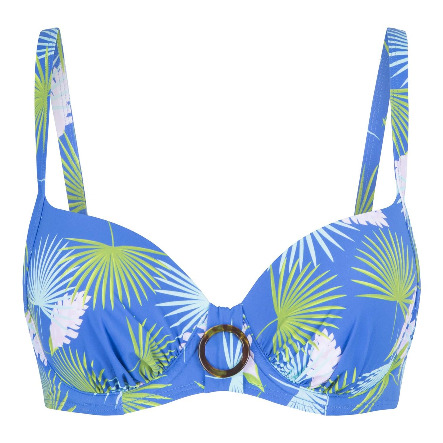 Palm leaf Bikini topp vattert Tilbud Print