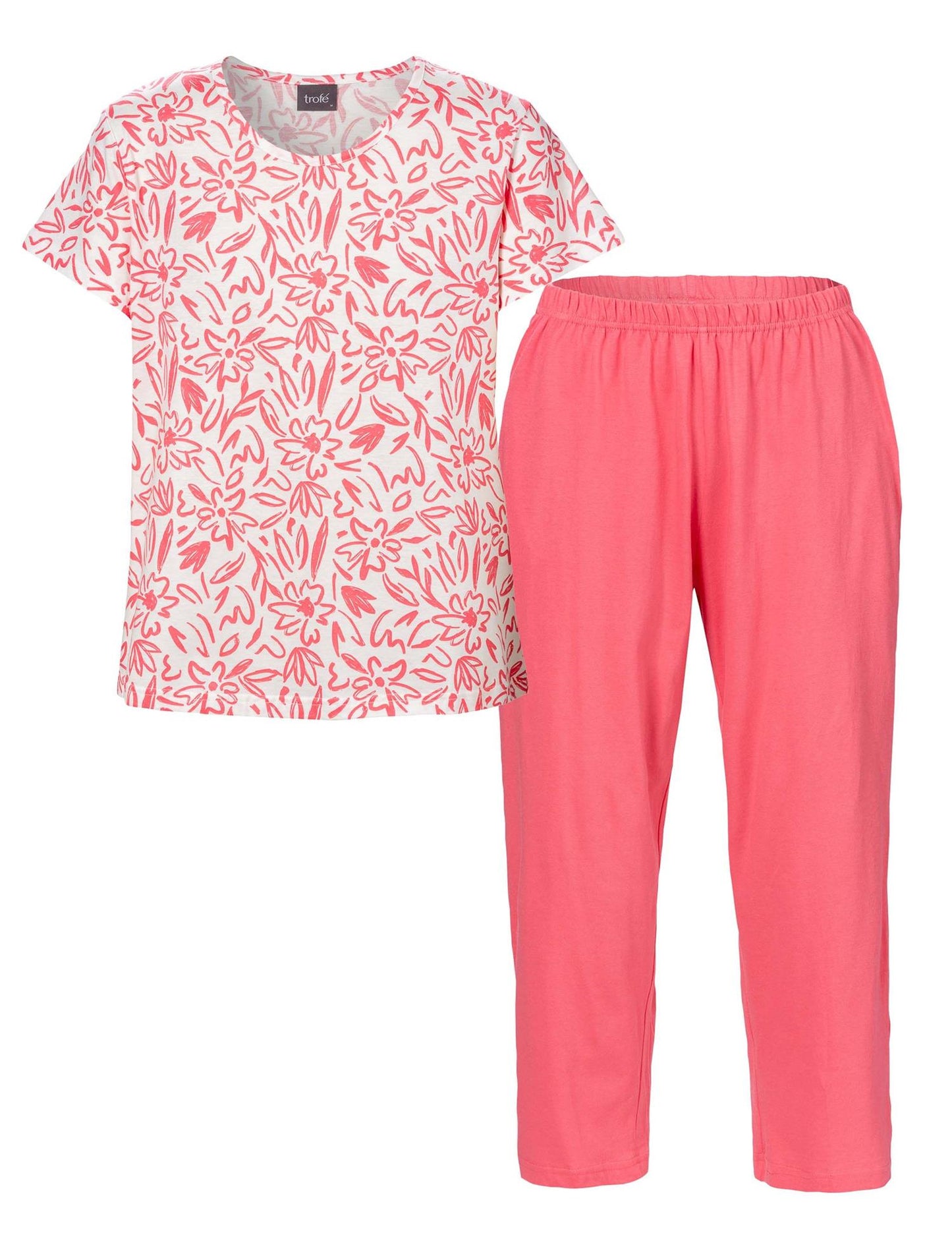 Pysjamas todelt Rød