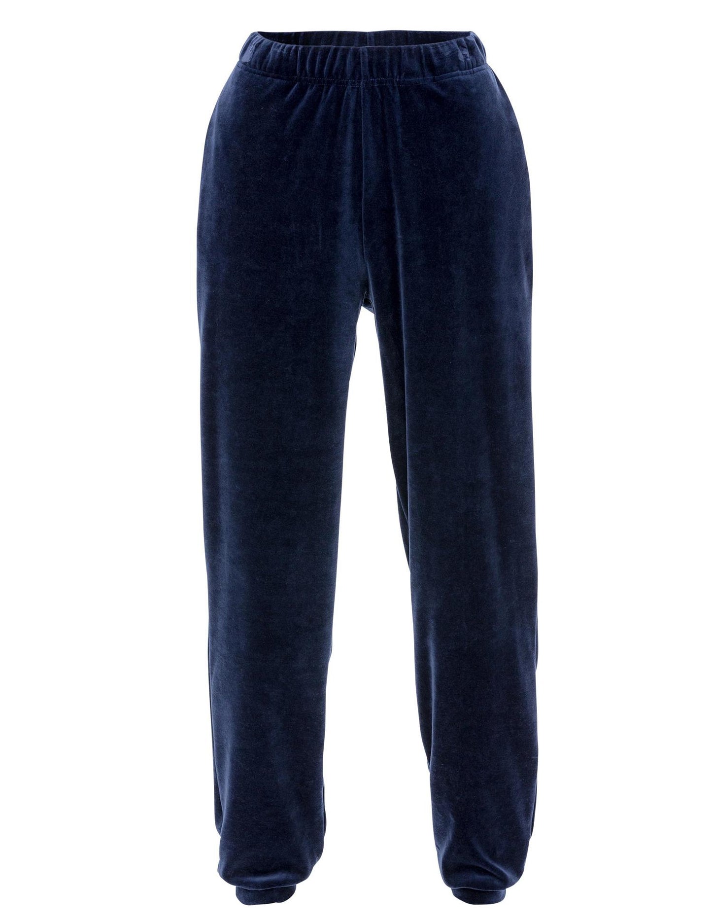 VELOUR SETT i bomull Marine