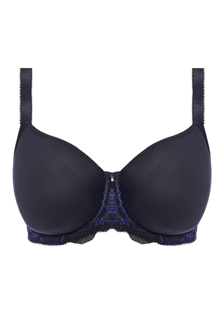 Emmaline T-shirt BH med spile Black