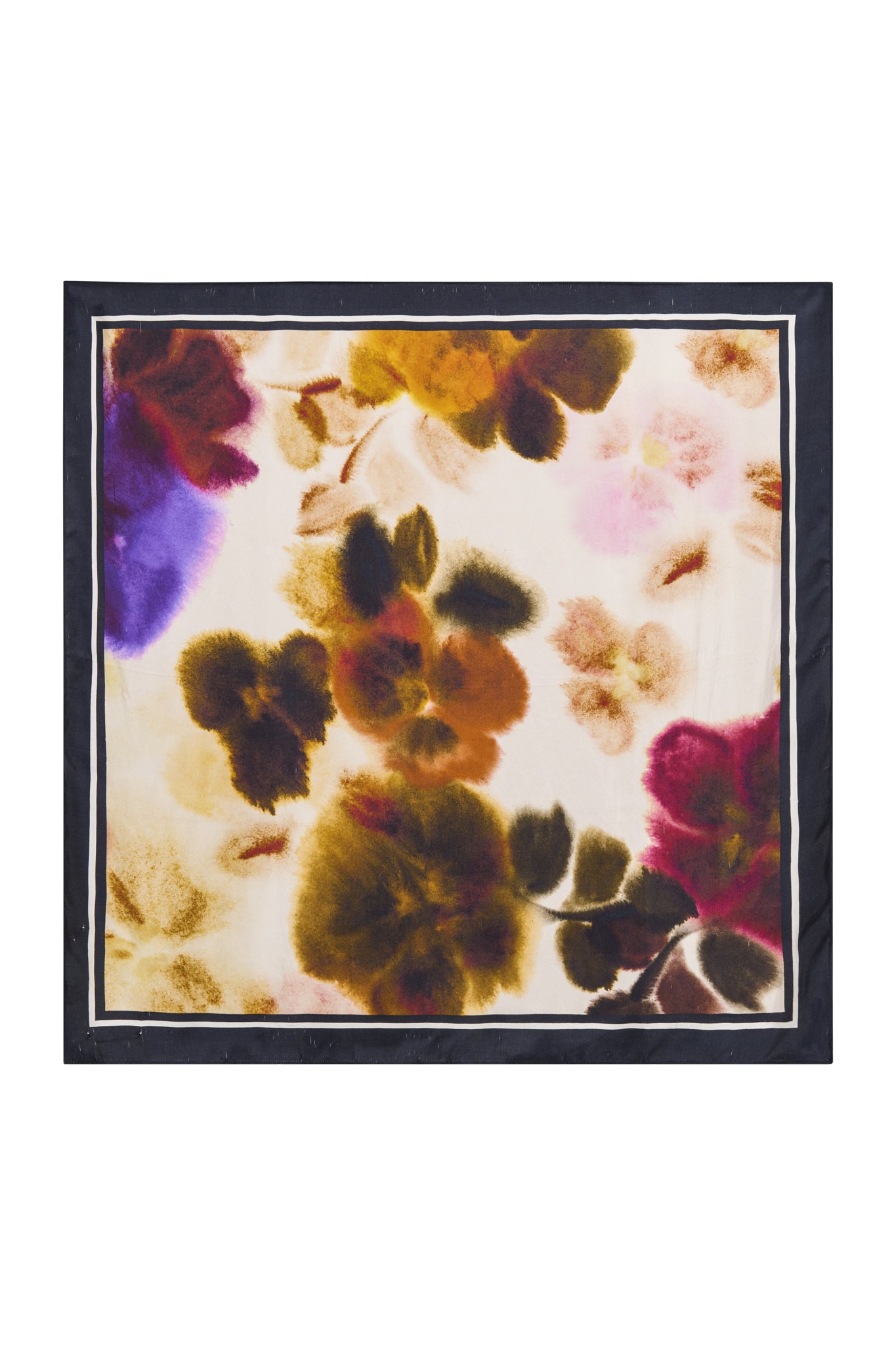 Poppy Silk Scarf Multicolour