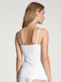 WOMEN Tank top Bomull White