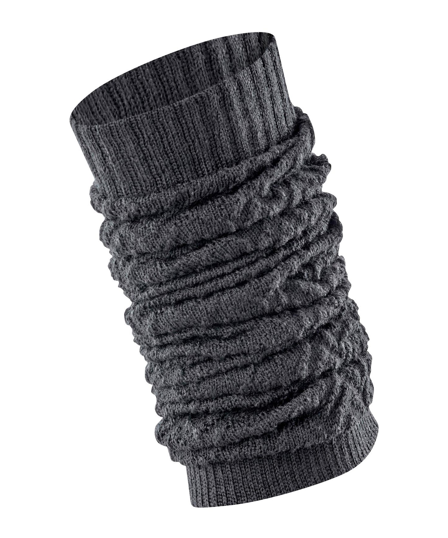 Leggvarmere med ull Black