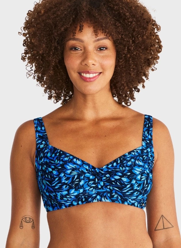 Malta bikinitopp uten spile. protese Tilbud Blå