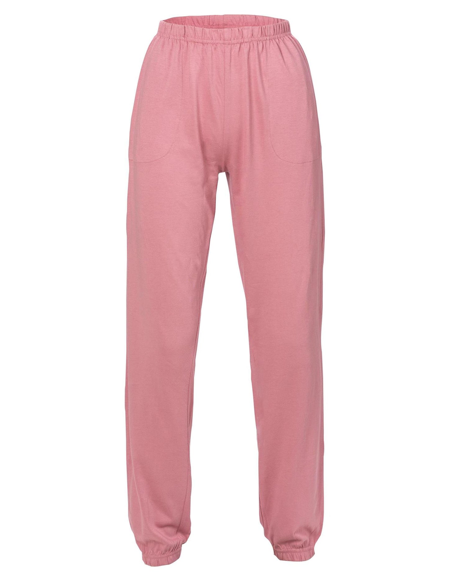 PYJAMAS BOMULL med knepping Rosa