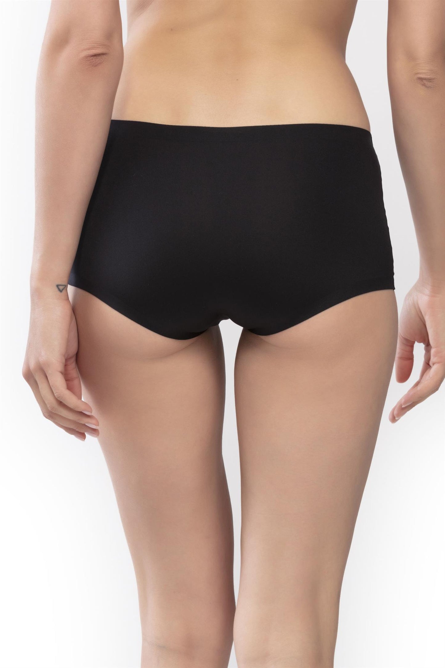 Sømløs truse. Høy modell Black