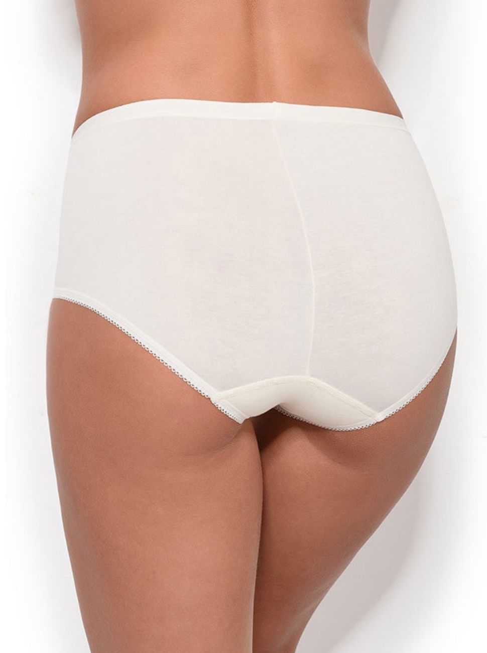 2pakk Maxi queen bomullstruse sloggimodell stor str White