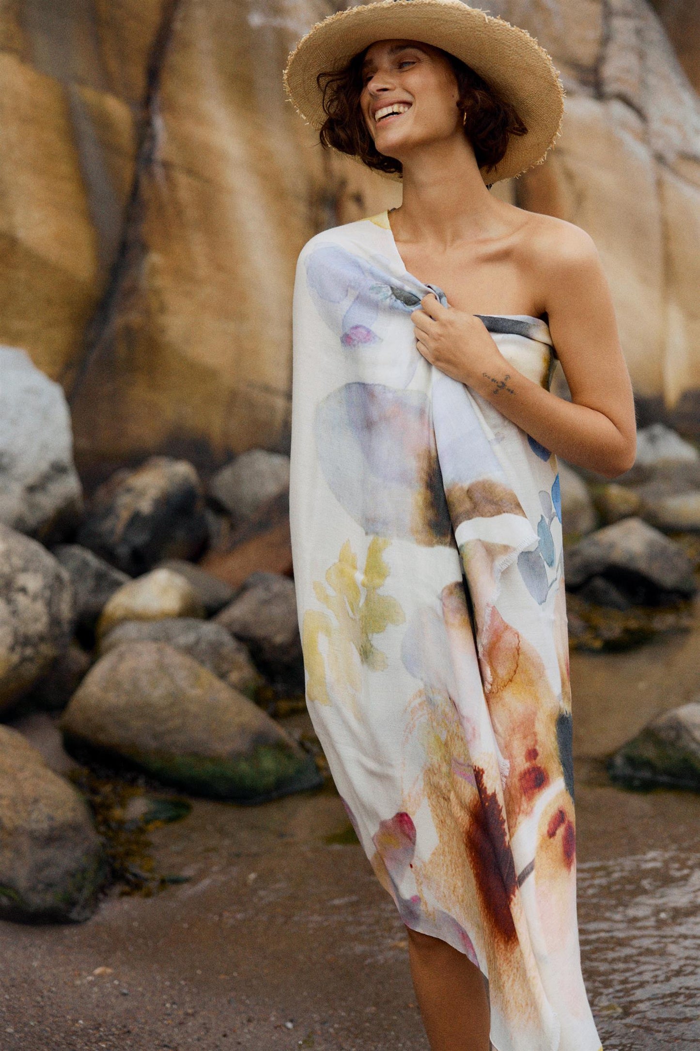 Poppy Scarf Multicolour