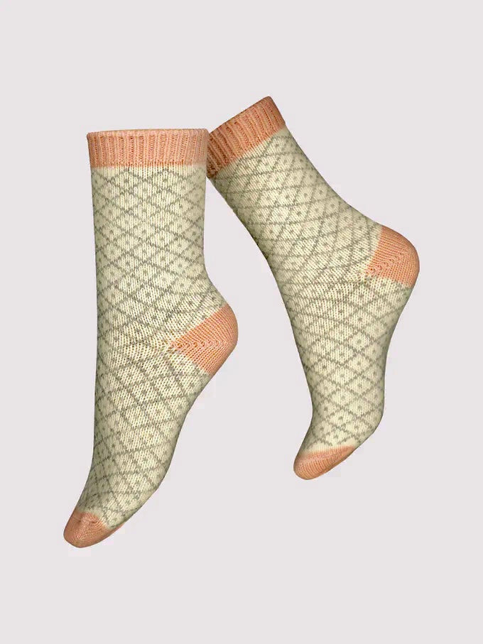 Angie Alpacka sock Offwhite