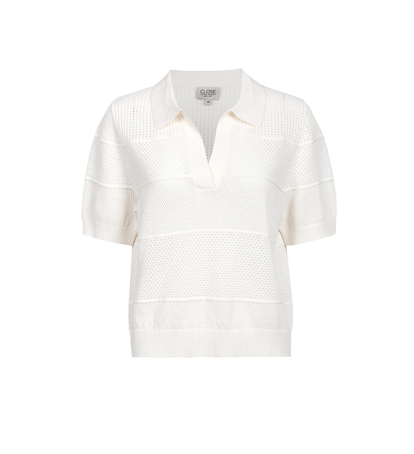 Laura kortermed top White