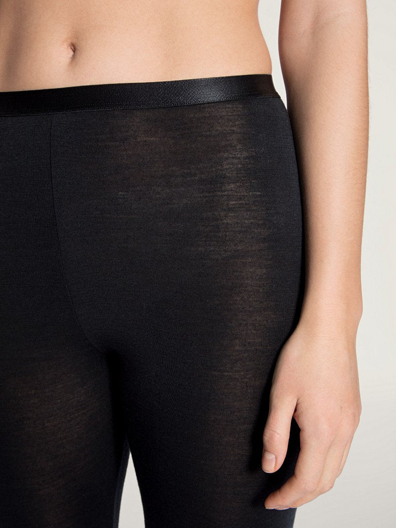 Legging Stilongs Ull-silke Black