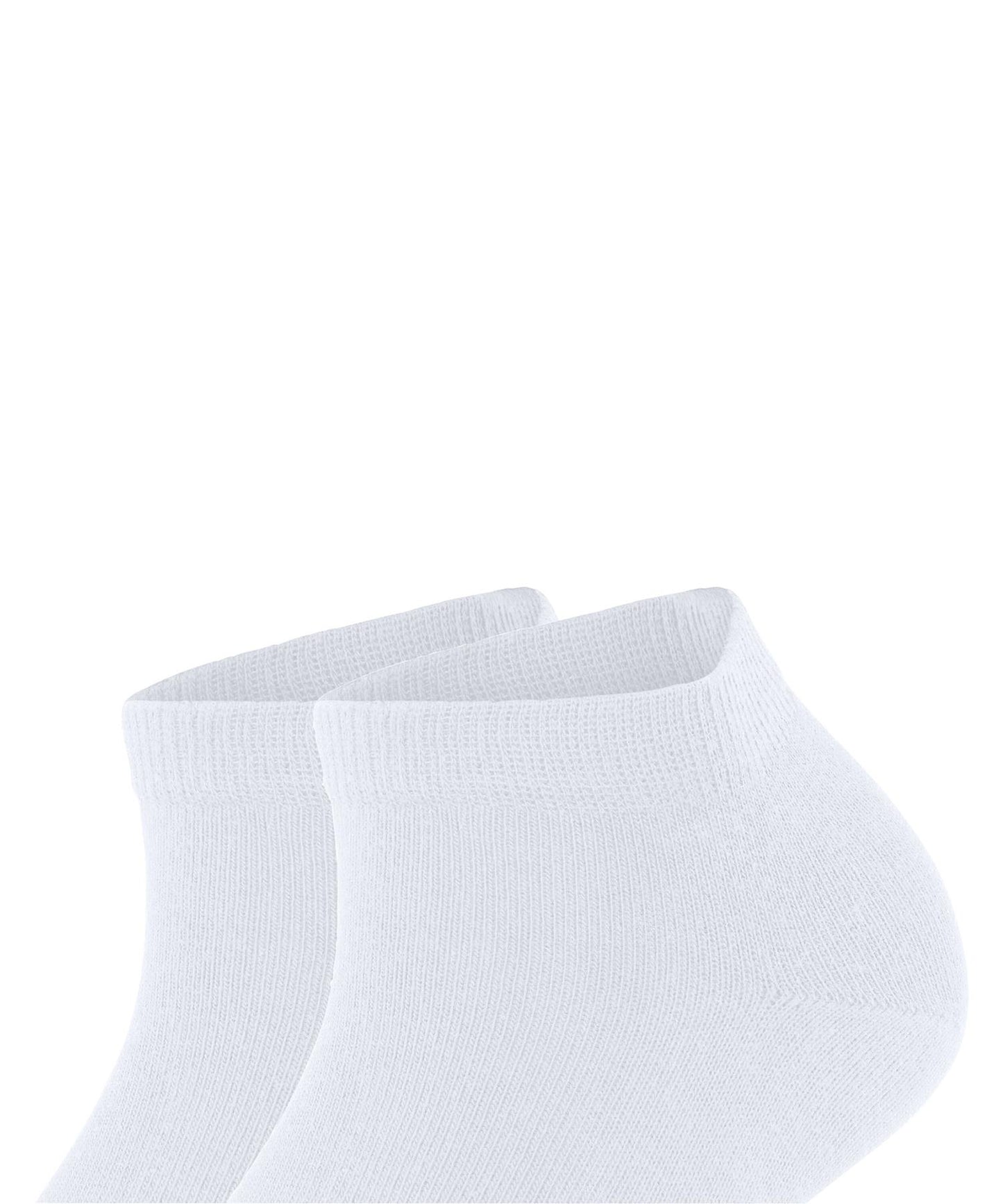 Happy ankelsokk 2 pack White
