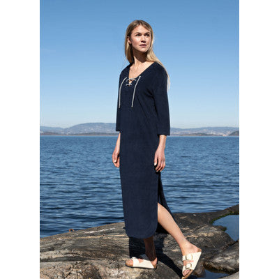 Kaftan Frottekjole  Tilbud Navy