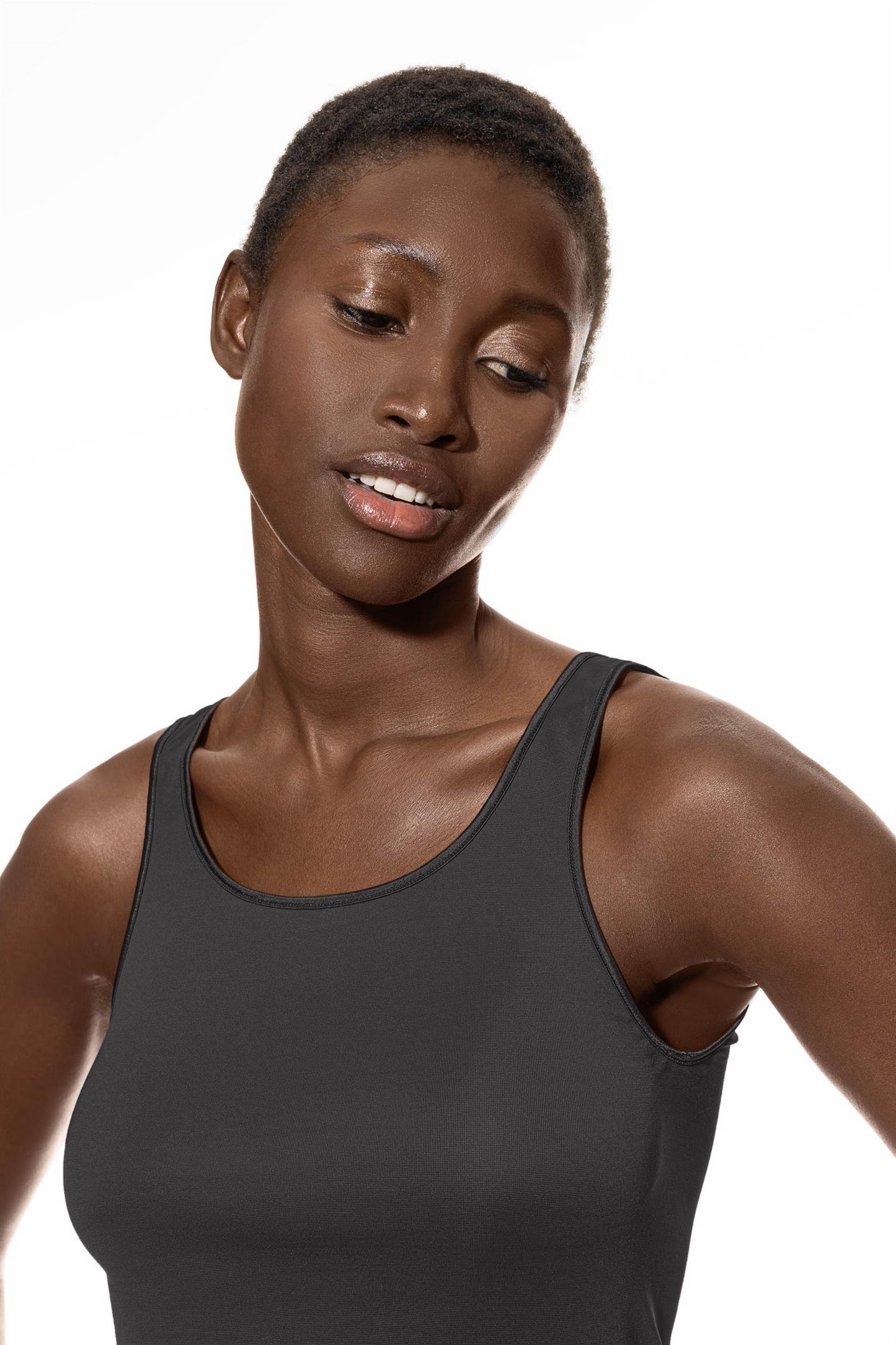 Singlet glatt viscose. Tilbud Thunder Grey