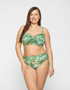 DOLLY Bikinitopp med spile Tilbud Green