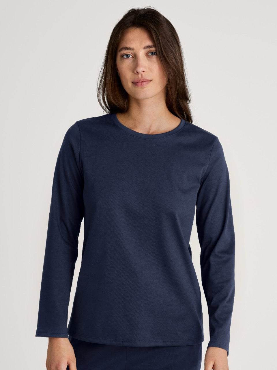 Top lang erm Peacoat Blue