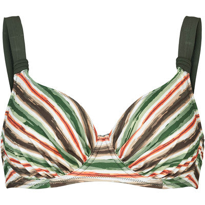 Full Cup bikini top Tilbud Oliven
