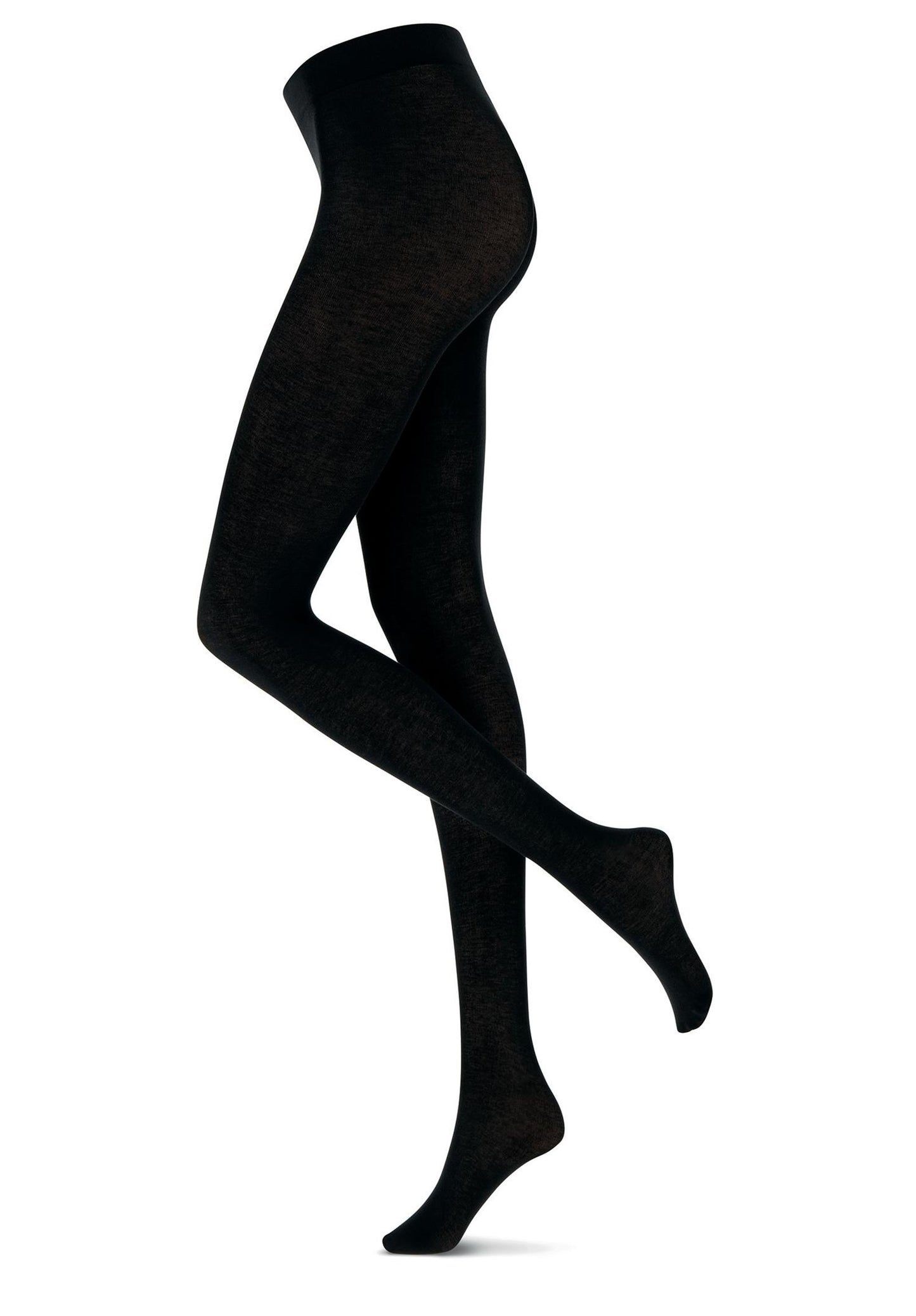 Ull strømpebukse Fine Wool Black